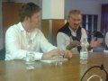 Konstantin Fischer, BAG WfbM-Rechtsreferent, und Karl Finke, BSK-Vorstandsmitglied, im Austausch