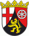 Landeswappen des Bundeslandes Rheinland-Pfalz