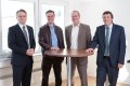 v. li.: Stephan Hirsch, Dr. Thorsten Hinz, Johannes Magin, Martin Berg bei einem Treffen in der Frankfurter Geschäftstelle der BAG WfbM.
