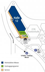 Übersichtsplan Werkstätten:Messe 2010