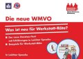 Titelblatt der Publikation Die neue WMVO - Was ist neu für Werkstatt-Räte?