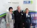 (v.l.n.r.) Gabriele Lapp, Fachbereichsleiterin beim LVR, Johannes Herbetz von der Landesarbeitsgemeinschaft Werkstattr�te und LVR-Sozialdezernentin Martina Hoffmann-Badache.
