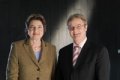 Annelie Buntenbach und Peter Clever, Vorsitzende des Verwaltungsrats der BA