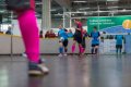 Fußballturnier der Frauen auf der Werkstätten:Messe 2018