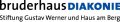 Das Logo der BruderhausDiakonie, Stiftung Gustav Werner und Haus am Berg