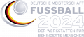 Logo der Deutschen Fuball-Meisterschaft der Werksttten fr behinderte Menschen 2024