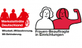 Logo Werkstatträte Deutschland. Logo Starke.Frauen.Machen.