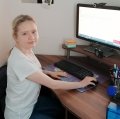 BBB-Jennifer Ross lernt im Online-Campus
