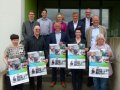 Teilnehmende der Pressekonferenz zur Ankündigung des Werkstätten:Tages im Haus der Lebenshilfe Obere Saar e.V.